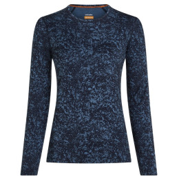 Dámské funkční triko Icebreaker Women M 200 Oasis LS Crewe Moss BloomAOP