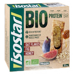 Energetické tyčinky Isostar BIO proteinové tyčinky fíky/med 3x30g