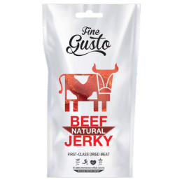 Sušené maso Fine Gusto Hovězí Jerky Natural 100g