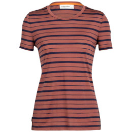 Dámské triko Icebreaker Women Wave SS Tee Stripe