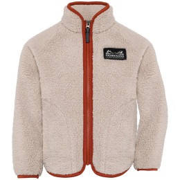 Dětská mikina Didriksons Gibbs Kids Fullzip 2 Beach Beige/Rust