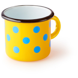Hrnek Zulu žlutý s modrými tečkami