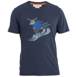 Pánské triko Icebreaker M Mer Central Classic SS Tee Ski Rider