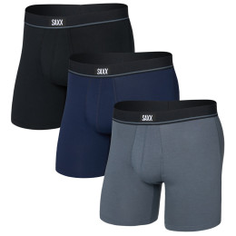 Pánské boxerky Saxx Essential Cotton Boxer Brief Fly 3Pk