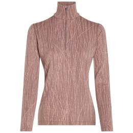 Dámské funkční triko Icebreaker Women Merino 260 Tech Vertex LS Half Zip Delta Lines AOP