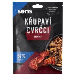 Jedlí cvrčci Sens Křupaví & pražení cvrčci - Bacon 16 g