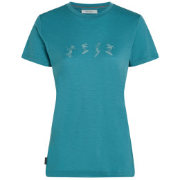 Dámské triko Icebreaker Women Merino 150 Tech Lite SS Tee Snow Day