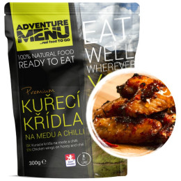 Hotové jídlo Adventure Menu Kuřecí křídla na medu a chilli 300 g