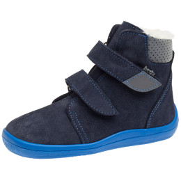Dětské barefoot boty Beda High Daniel Dark Blue