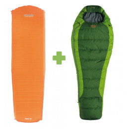 Set Pinguin spacáku Savana 185 a karimatky Peak 38
