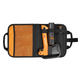 Kempingová sada Fiskars sekera + nůž + ostřič