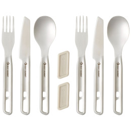 Sada příborů Sea to Summit Detour Stainless Steel Cutlery Set 6 Piece