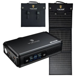 Sada baterií Viking Technology Viking VALI150 a solární panel Viking L60 PD