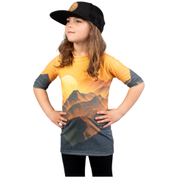 Dětské funkční triko Drexiss All Sunset Yellow Merino Active