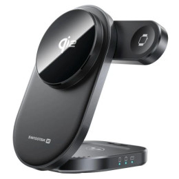 Bezdrátová nabíječka Swissten MagBase 3-in-1