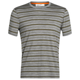 Pánské triko Icebreaker Mens Wave SS Tee Stripe