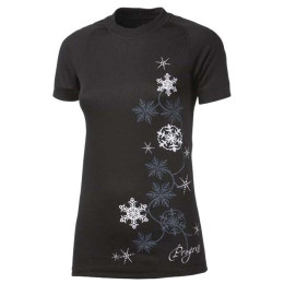 Dámské triko Progress DF NKRZ Print kr.r. černé