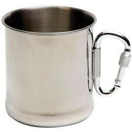 Hrnek Bo-Trail Mug Stainless Steel s karabinou