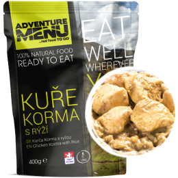 Hotové jídlo Adventure Menu Kuře Korma s rýží 400 g