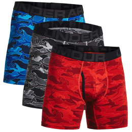 Pánské boxerky Under Armour CC 6in Novelty 3 Pack