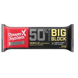 Energetická tyčinka Indiana Jerky Power System Big Block 50% Vanilla Bar 100g