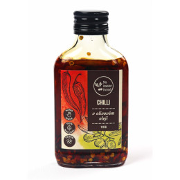 Hotové jídlo Na Italské farmě Chilli V Olivovém Oleji