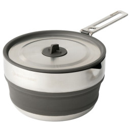 Skládací hrnec Sea to Summit Detour Stainless Steel Collapsible Pouring Pot 1.8L