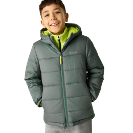 Dětská zimní bunda Regatta Junior Hooded Marizion Dark Forrest Green