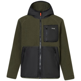 Dětská mikina Regatta Munro Hybrid Jacket DarkKhak/Blk