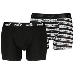 Pánské boxerky Puma Elements Striped Boxers 2P