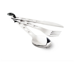 Příbor GSI Outdoors Glacier Stainless 3 Pc. Ring Cutlery