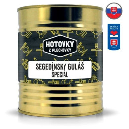 Hlavní jídlo Hotovky z plechovky Segedínský guláš speciál 800g