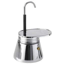 Minikávovar GSI 4 Cup Stainless Mini Expresso