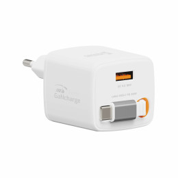 Adaptér Swissten SlideCharge Gan 30W, 1X USB-A 18W