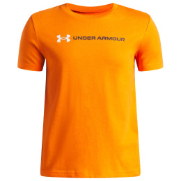 Dětské funkční triko Under Armour UA B Logo Wordmark SS Outrageous Orange
