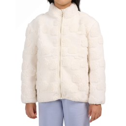 Dětská mikina 4F Fleece F494 Off White