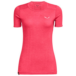 Dámské triko Salewa Puez Graphic 2 DRY W S/S Tee - rouge red melange