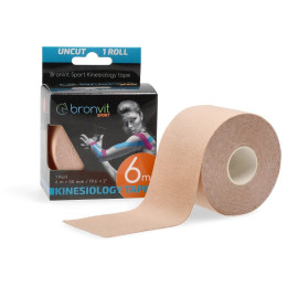 Tejpovací páska BronVit Sport Kinesio Tape classic 5 cm x 6m