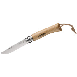 Nůž Opinel Traditional Classic No.07 Inox + kožený provázek