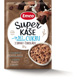 Kaše Emco Super kaše 2 druhy čoko 55g