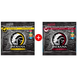 Indiana Jerky Hovězí Hot&Sweet 60g 1+1