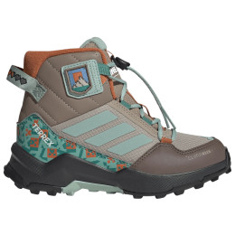 Dětské boty Adidas Terrex Ax4R Cw+ Mid Beige