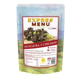 Jídlo Expres menu Husí játra s cibulkou 300g