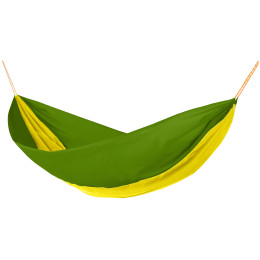 Houpací síť Hamaka.eu Double brčálovo-žluto-brčálová