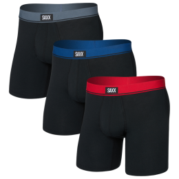 Pánské boxerky Saxx Essential Cotton Boxer Brief Fly 3Pk