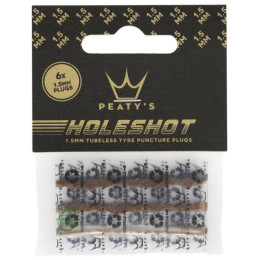 Opravná sada Peaty´s Holeshot sada náhradních knotů (6X 1.5Mm)