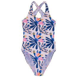 Dětské plavky Aquawave Salava Jr - Summer Beige Flower Print