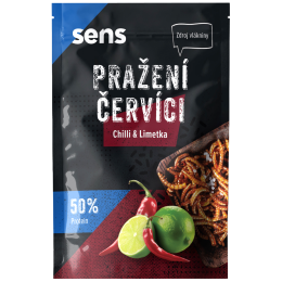 Jedlí červi Sens Kořenění červíci - Chilli & Limetka 12 g