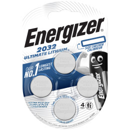 Lithiová knoflíková baterie Energizer Ultimate CR2032 4pack