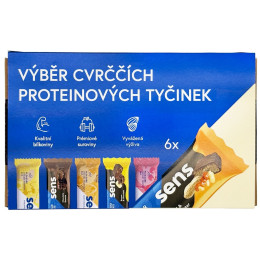 Jedlí cvrčci Sens Cvrččí proteinové tyčinky v dárkovém balení